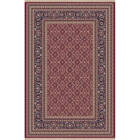 Dynamic Rugs Brilliant 2 ft. 9 in. x 11 ft. 6 in. 72240-330 Rug - Red BR21272240330